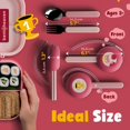 thumbnail image 4 of Utensilios de viaje Bentoheaven Kids de acero inoxidable aptos para uso alimentario, 4 of 6