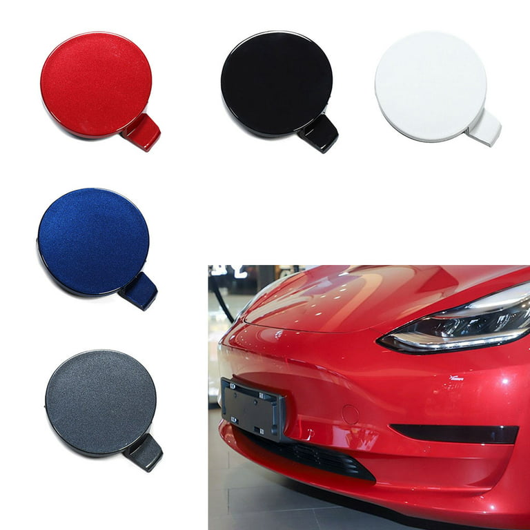✪ For Tesla Model 3 Front Bumper Tow Hook Cover Cap 1460701-00-b