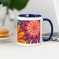 thumbnail image 3 of CafePress - Funky Flowers Mugs - 11 oz Ceramic Mug - Novelty Coffee Tea Cup, 3 of 4