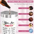 thumbnail image 5 of Christian Gifts For Women - Birthday, Christmas, Mothers Day Gifts For Women - Inspiration, Religious, Self Care, Thank You Gifts For Mom, Friend, Sister, Grandma - 20 Oz Stainless Steel Tumbler, 5 of 6