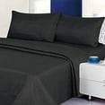 thumbnail image 1 of 600 Thread Count 100% Egyptian Cotton 3-Piece Flat Sheet (1 Flat Sheet + 2 Pillow Covers) Stripe Pattern, 1 of 4
