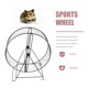 thumbnail image 3 of Raindrops Hamster Wheel De Hierro Silencioso Para Ejercicio De Pequeñas Mascotas Color Negro, 3 of 7