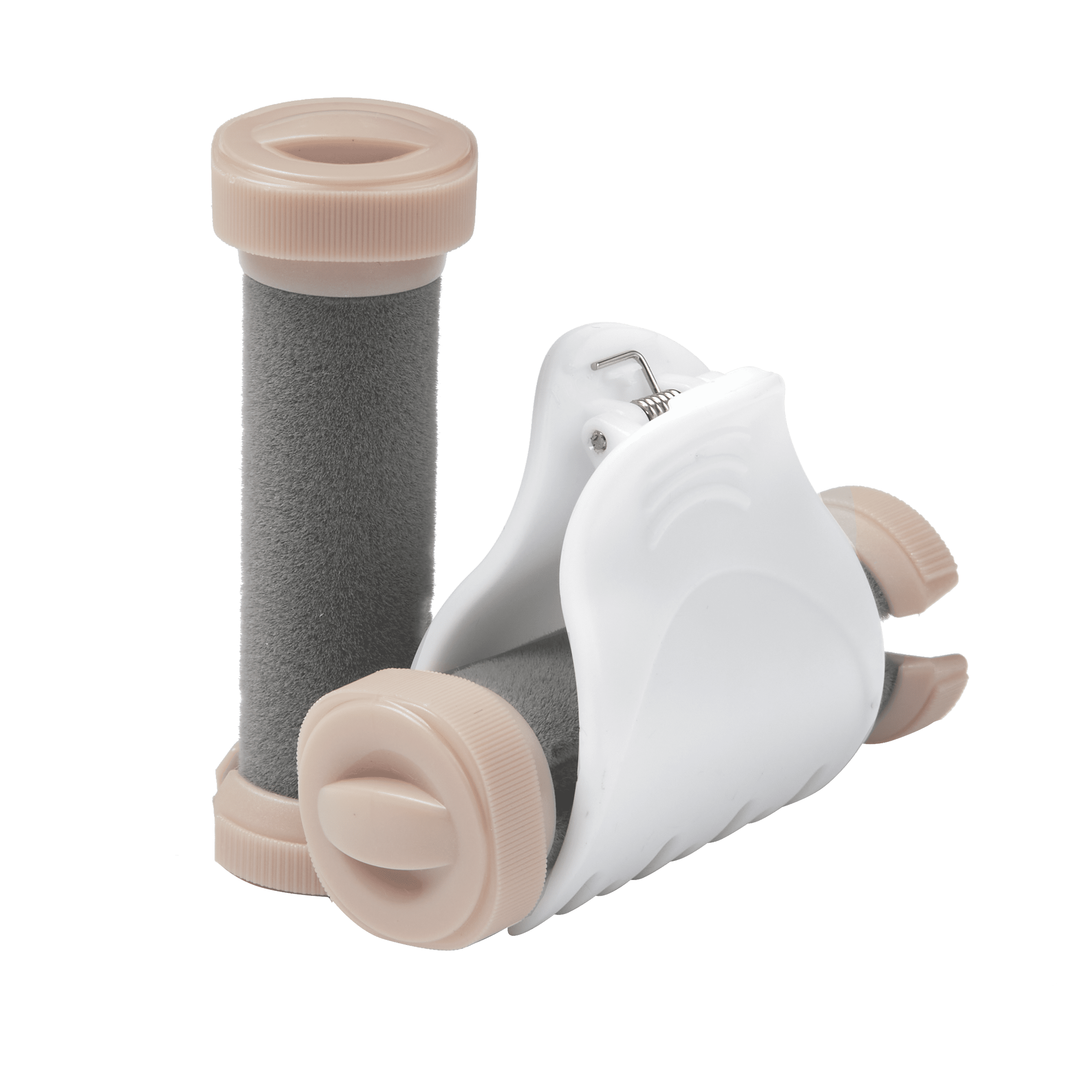 Infiniti Pro by Conair Ceramic Flocked Hot Rollers for Women, 20 Assorted Hair Curlers with Clips, 85-Second Heat-Up, For Long, Medium, and All Hair, White