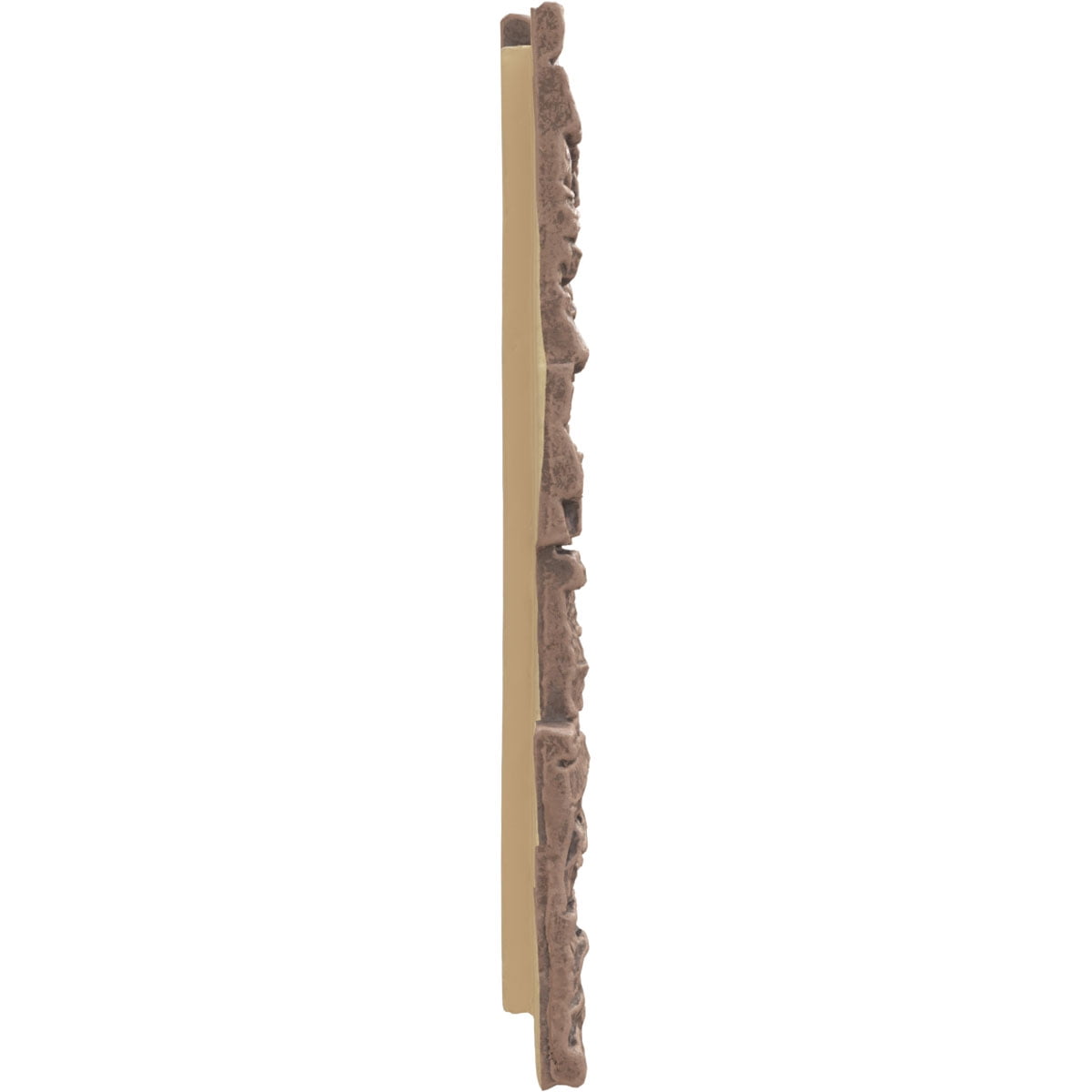 Ekena Millwork 45 3/4"W x 24 1/2"H x 1 1/4"D Canyon Ridge Stacked Stone, StoneWall Faux Stone Siding Panel, North Hill