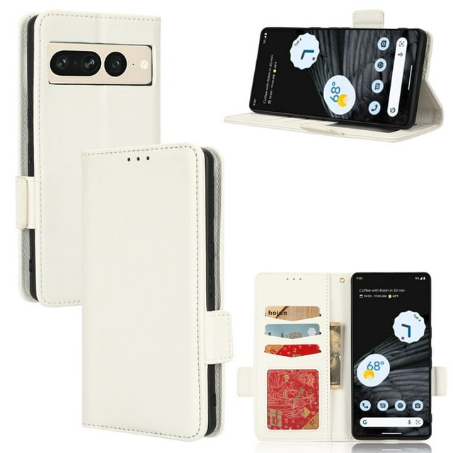 Google Pixel 7 PRO 5G Case , PU Leather Flip Cover Card Slots Magnetic Closure Wallet Case for Google Pixel 7 PRO 5G