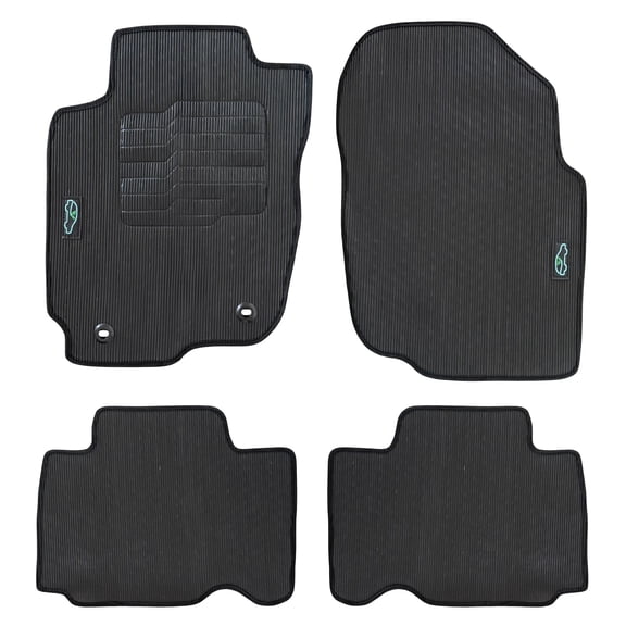ecoMats All Weather Floor Mats Fit for Toyota Rav4 2013 2014 2015 2016 2017 2018, Front and Rear, Odorless, Perfect Fit
