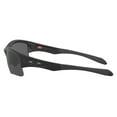 thumbnail image 3 of Oakley sunglasses OO9200 Quarter Jacket (06) matte black with grey lenses, 61mm, 3 of 6