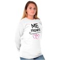 thumbnail image 5 of Adorable Friendship Besties Love Women's Long Sleeve T Shirt Brisco Brands L, 5 of 6