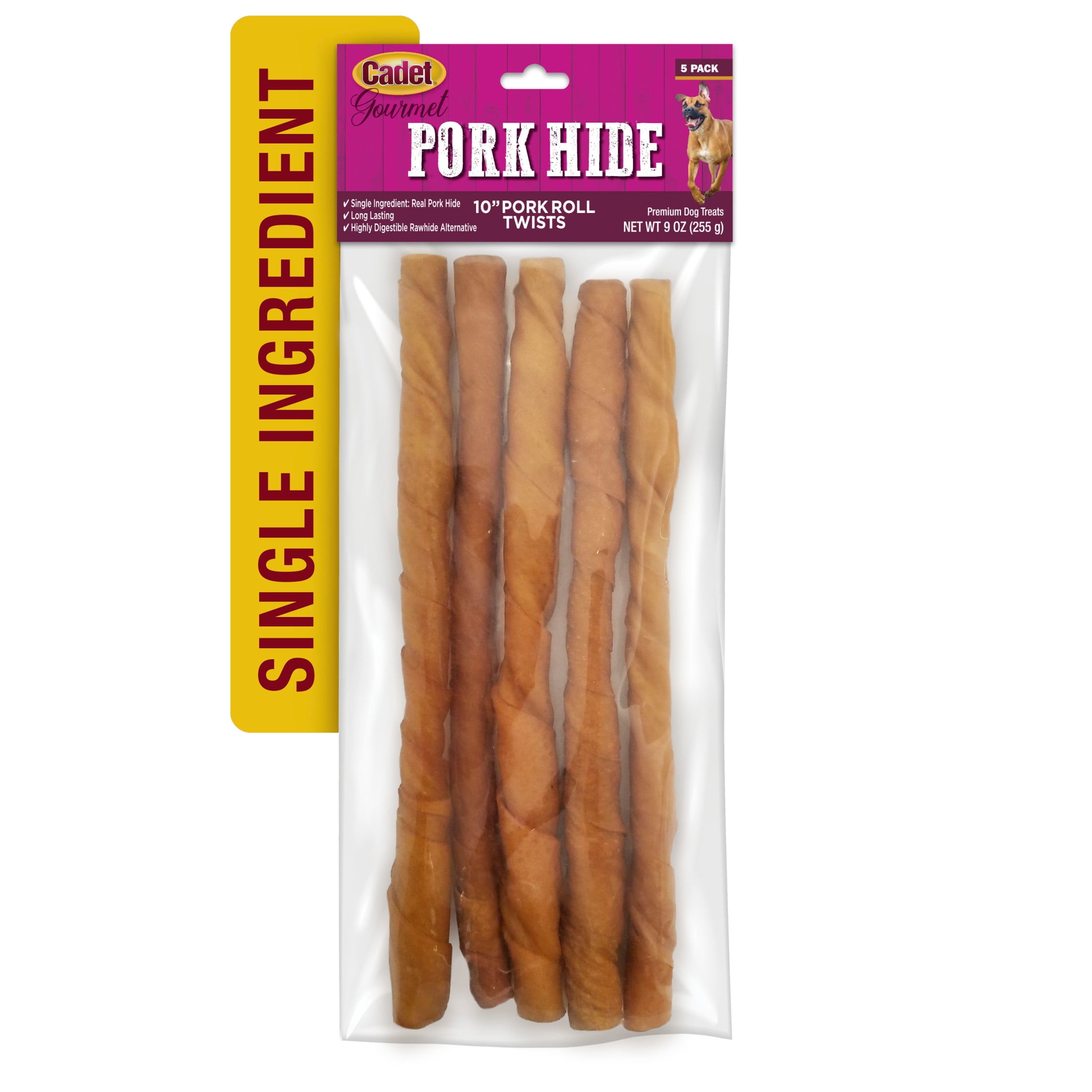 Cadet Gourmet Pork Hide Rolls (5 Count)