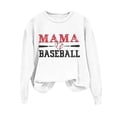 thumbnail image 3 of Uootdi Hauts Boho pour Femmes Col Ras du Cou Maman Imprimé Baseball Sports Rassemblements Tenue Quotidienne Chandails Douillets Chandails Cardigans Cadeau, 3 of 5