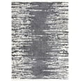 thumbnail image 2 of Unique Loom Serenity Shag Collection Area Rug - Vigie (9' x 12' Rectangle Gray/Ivory), 2 of 9
