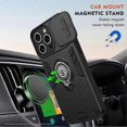 thumbnail image 3 of For Iphone 16 Pro Case Slide Camshield Kickstand Pc+tpu Phone Cover -, 3 of 5