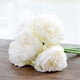 thumbnail image 3 of 5PCS Ramo Peony Simulación Flores Decoración para Fiestas Hogar Leche blanca, 3 of 9