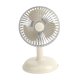 thumbnail image 4 of Mini ventilador portátil de escritorio USB para interiores y exteriores, ajustable a 90 degree. Beige, 4 of 9