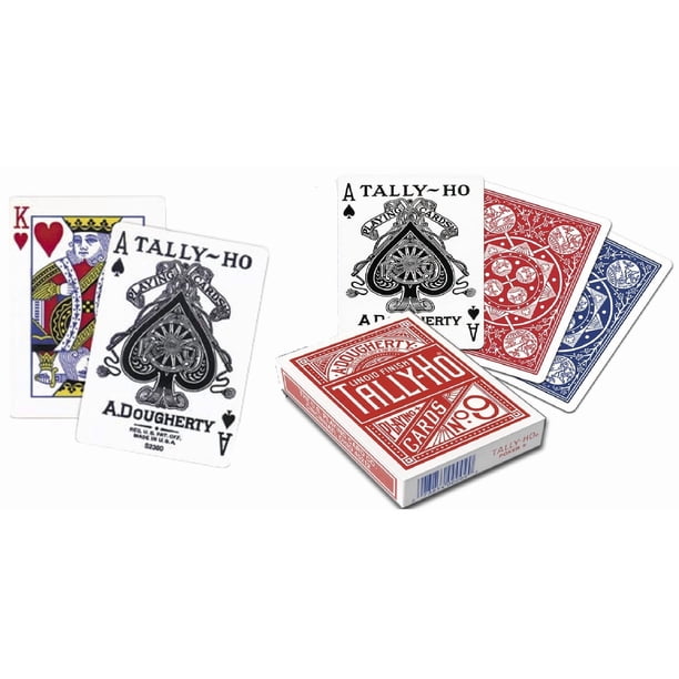 Juego de cartas estadounidense TALLY HO No 9 Original US Playing Card Tally Ho