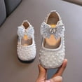 thumbnail image 2 of Toddler Girls Princess Dress Shoes Wedding Party Shoes Glitter Shoes Bow Princess Shoes Fashion Show Dance Shoes, 2 of 6