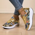 thumbnail image 6 of Athleisure Shoes with Lace-up Platform Soles and Stylish Design, Women Shoes, Sneakers, 6 of 9