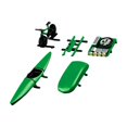 thumbnail image 1 of 5Pcs Professional Model Car Parts tire Rc Replacement for 1/64 RC Car DIY Accessory Green, 1 of 9