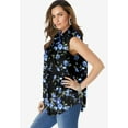 thumbnail image 3 of Roaman's Women's Plus Size Kate Sleeveless Shirt, 3 of 3