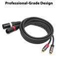 thumbnail image 4 of Cyberguys! Cable de Audio RCA a XLR 1,8 m Blindado, 4 of 9