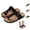 Black, variant on YOUYEDIAN Orthopedic Womens Flip Flops Fashion Flat Slippers Comfy Slip on Sandals Beach Open Toe Shoes(Brown)