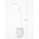 thumbnail image 5 of Lámpara de escritorio, lámpara de mesa LED regulable, luz nocturna para niños con interruptor táctil y portalápices, 24 LED, lámpara de noche recargable por USB para leer y estudiar., 5 of 5