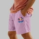 thumbnail image 2 of Pantalones Cortos para Hombre Cintura Elástica con Bolsillos Color Sólido Casual Cordón Suelto Pantalones Cortos de Ejercicio, 2 of 4