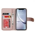 thumbnail image 4 of Mantto Compatible with for iPhone XR Crossbody case Wallet Purse for Women Girls Handbag with Card Holder Zippper Flip PU Leather Shoulder Strap Cover For iPhone XR, Rosegold, 4 of 10