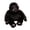 Black, variant on Yihuala Detailed Handcrafts Monkey Plushie, Monkey Plush Pillow Black Comfort Pillow for Bed and Sofa, Durability and Washable