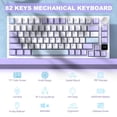 thumbnail image 2 of Teclado mecanico ATTACK SHARK Ajazz AK820 Pro 75 por ciento Bluetooth 2.4G USB C Pantalla TFT Perilla RGB, 2 of 5