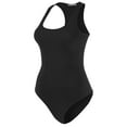 thumbnail image 3 of Women Sexy Casual Ultra Comfort Sleeveless Basic Scoop Neck Racerback Bodysuit Tank Top, 3 of 5