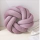 thumbnail image 1 of Style Round Pillow Velvet Ball Knot Cushion Solid Color Baby Rest Sleep Dolls Stuffed Kid Adult Bedroom Decor heqiyong toy, 1 of 2