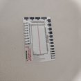 thumbnail image 4 of 2 Reglas de Medición de 7 Pasos, Calibrador Transparente Portátil de Plástico, Herramienta de Evaluación de ECG Vertical y Horizontal., 4 of 5