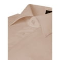 thumbnail image 4 of Men's Classic Fit Long Sleeve Wrinkle Resistant Button Down Premium Dress Shirt (Blush,4XL), 4 of 4