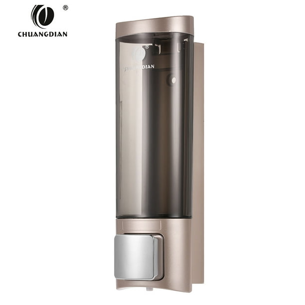 CHUANGDIAN Manual Hand Soap Dispenser with Double Sided Foam Tape Wall
