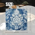 thumbnail image 2 of Bahomeck Napkins Set Of 4 Reusable Washable Square Fabric Dining Table Napkins Weddings Party Dinner Decor,18*18 Inch,Watercolor Damask Pattern In Blue And White Colors, 2 of 3
