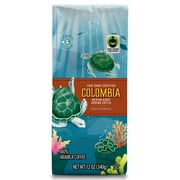 Fair Trade Single Origin Colombia Medium Roast Ground Coffee, 12 oz
