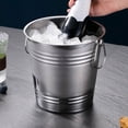 thumbnail image 4 of OUNONA Cubeta De Hielo De Acero Inoxidable Para Barra Con Asa Y Plateado, 4 of 8