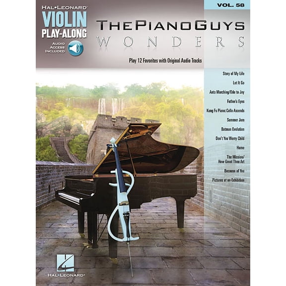 The Piano Guys - Wonders: Violin Play-Along Volume 58, (Paperback)