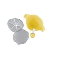 thumbnail image 3 of 3 in 1 Bowl with Lid and Straw & Snack Insert | 6 Months + | Color: Lemon Sherbe, 3 of 5