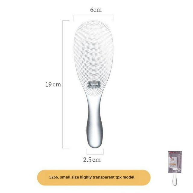 Wholesale Pack of 216: Japanese TPX Non-Stick Transparent Rice Spoon, Small Size, Versatile Kitchen Tool for Serving & Shoveling, Export-Quality, Simple Stylish Design for Home & Commercial Use