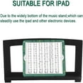 thumbnail image 3 of Music Stand for Sheet Music, Stable And Durable, Large Music Stand, Keyboard Sheet Music Stand with 4 Music Book Clip 19.3" Length, 3 of 5