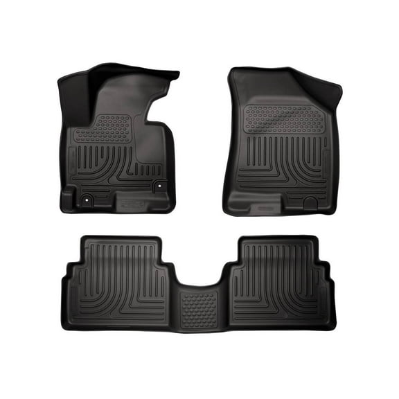Husky Liners 99821 Weatherbeater Floor Mats Fit 2014-2016 Kia Sportage - Front/2nd Seat - Black
