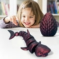 thumbnail image 2 of WRKEKC Clearance Sharks Ornament Fish Tank Coffee Table Ornament All Joint Movable Standing Small Gift, 2 of 5