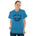thumbnail image 5 of This is My Cat Hair Shirt Pet Humor Men's Graphic T Shirt Tees Brisco Brands 3X, 5 of 6