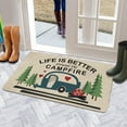 thumbnail image 6 of Camper RV Travel Trailer Door Mat, Camping Rug Decor for Campervan Caravan Motorhomes, Funny Gift for Campers - Life is Better Around The Campfire, 6 of 6