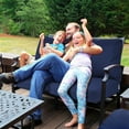 thumbnail image 5 of Covers & All Outdoor Seat Cushion Set (Seat + Back) for Patio Furniture, Pack of 2, Water Repellant Replacement Chair Cushions (Navy Blue, 28.5"x28.5"x5" Seat & 28.5"x19" Back), 5 of 7