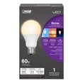 thumbnail image 2 of Feit Electric Day & Night Circadian + Night Light LED 8.8W (60 Watt Equiv) Bulb, A19, Med. E26 Base, 2 of 11
