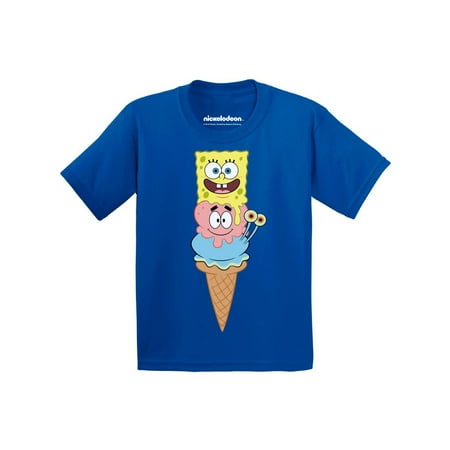 

SpongeBob SquarePants T-Shirt for Toddlers - Patrick Gary Icecream Graphic Tees 2T 3T 4T 5/6 T
