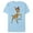 Light Blue, variant on Men's Bambi Three Leg Pose  Graphic Tee White 2X Large